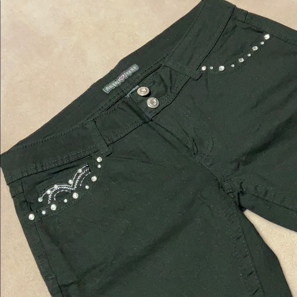 Black Jeans with rhinestones
